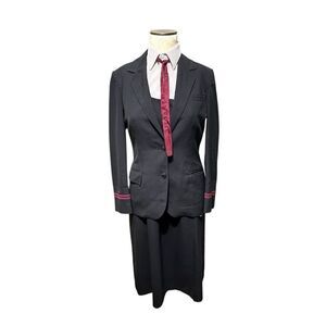 Vintage Piedmont Airlines NC Flight Attendant Dress Blazer Uniform Womens 10/12